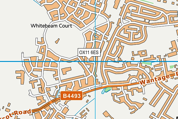 OX11 6ES map - OS VectorMap District (Ordnance Survey) OX11 6ES map - OS VectorMap District (Ordnance Survey)