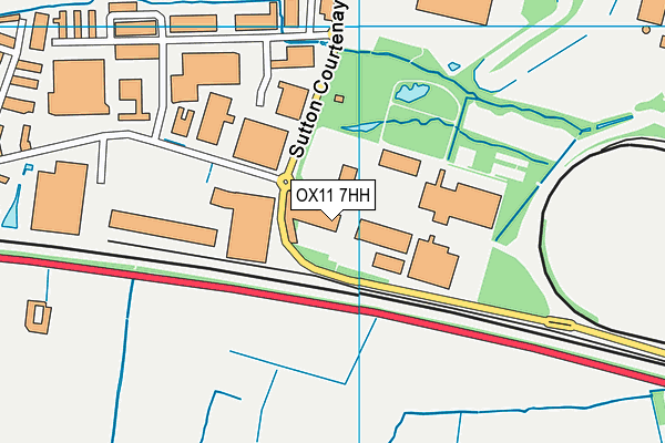 OX11 7HH map - OS VectorMap District (Ordnance Survey) OX11 7HH map - OS VectorMap District (Ordnance Survey)