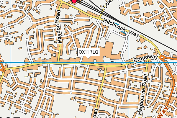 OX11 7LQ map - OS VectorMap District (Ordnance Survey) OX11 7LQ map - OS VectorMap District (Ordnance Survey)