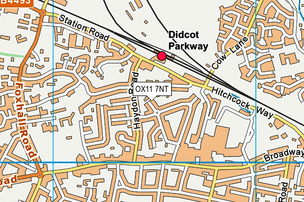 OX11 7NT map - OS VectorMap District (Ordnance Survey) OX11 7NT map - OS VectorMap District (Ordnance Survey)