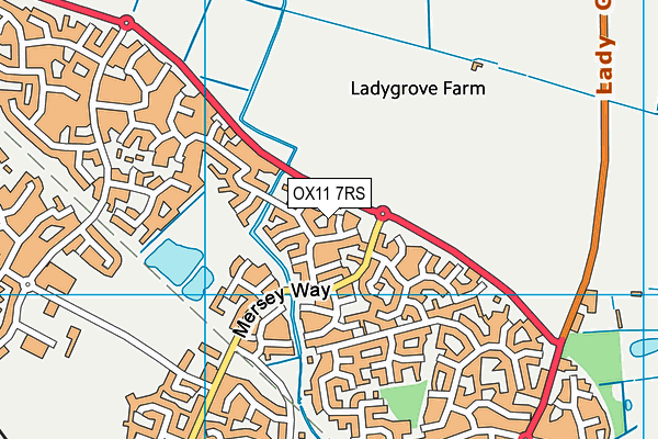 OX11 7RS map - OS VectorMap District (Ordnance Survey) OX11 7RS map - OS VectorMap District (Ordnance Survey)