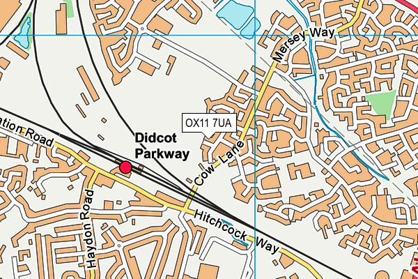OX11 7UA map - OS VectorMap District (Ordnance Survey) OX11 7UA map - OS VectorMap District (Ordnance Survey)