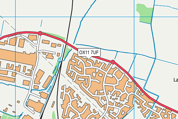 OX11 7UF map - OS VectorMap District (Ordnance Survey) OX11 7UF map - OS VectorMap District (Ordnance Survey)