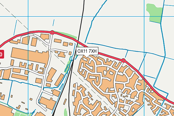 OX11 7XH map - OS VectorMap District (Ordnance Survey) OX11 7XH map - OS VectorMap District (Ordnance Survey)