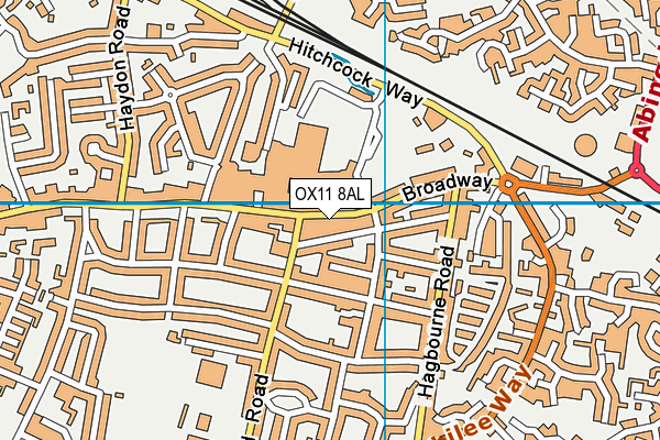 OX11 8AL map - OS VectorMap District (Ordnance Survey) OX11 8AL map - OS VectorMap District (Ordnance Survey)