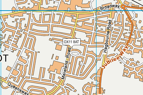 OX11 8AT map - OS VectorMap District (Ordnance Survey) OX11 8AT map - OS VectorMap District (Ordnance Survey)
