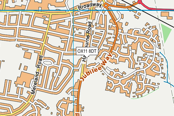 OX11 8DT map - OS VectorMap District (Ordnance Survey) OX11 8DT map - OS VectorMap District (Ordnance Survey)