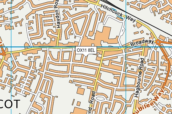 OX11 8EL map - OS VectorMap District (Ordnance Survey) OX11 8EL map - OS VectorMap District (Ordnance Survey)