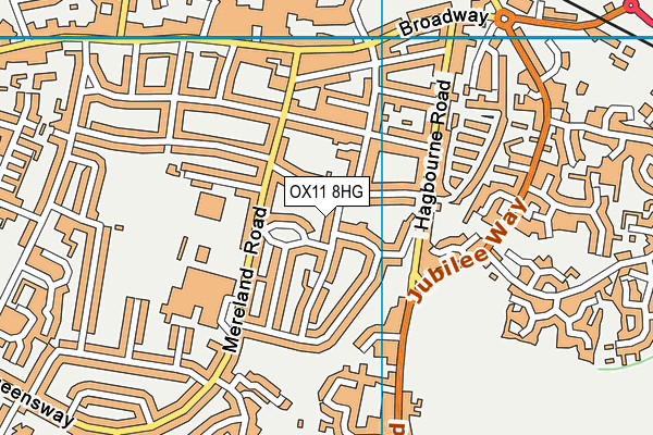 OX11 8HG map - OS VectorMap District (Ordnance Survey) OX11 8HG map - OS VectorMap District (Ordnance Survey)