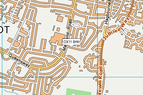 OX11 8HH map - OS VectorMap District (Ordnance Survey) OX11 8HH map - OS VectorMap District (Ordnance Survey)