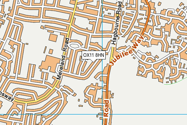 OX11 8HN map - OS VectorMap District (Ordnance Survey) OX11 8HN map - OS VectorMap District (Ordnance Survey)