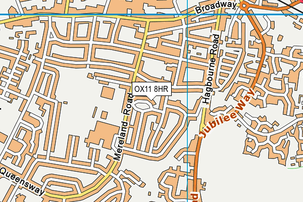 OX11 8HR map - OS VectorMap District (Ordnance Survey) OX11 8HR map - OS VectorMap District (Ordnance Survey)