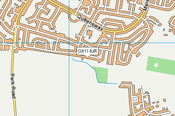 OX11 8JR map - OS VectorMap District (Ordnance Survey) OX11 8JR map - OS VectorMap District (Ordnance Survey)
