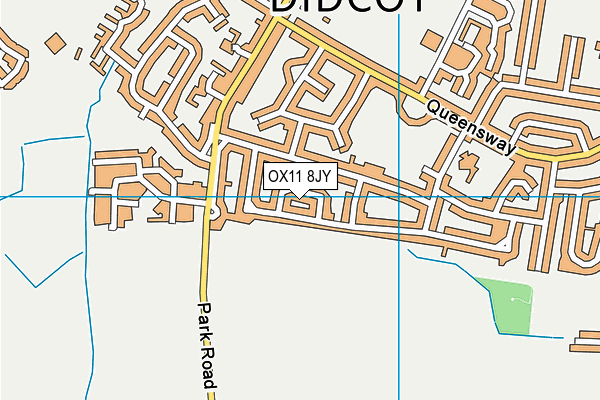 OX11 8JY map - OS VectorMap District (Ordnance Survey) OX11 8JY map - OS VectorMap District (Ordnance Survey)
