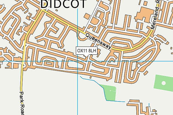 OX11 8LH map - OS VectorMap District (Ordnance Survey) OX11 8LH map - OS VectorMap District (Ordnance Survey)