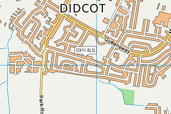 OX11 8LQ map - OS VectorMap District (Ordnance Survey) OX11 8LQ map - OS VectorMap District (Ordnance Survey)