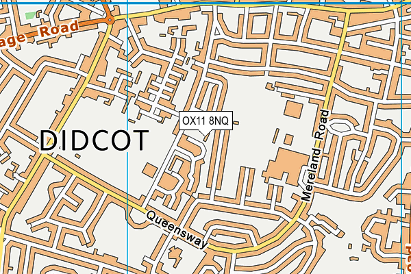 OX11 8NQ map - OS VectorMap District (Ordnance Survey) OX11 8NQ map - OS VectorMap District (Ordnance Survey)