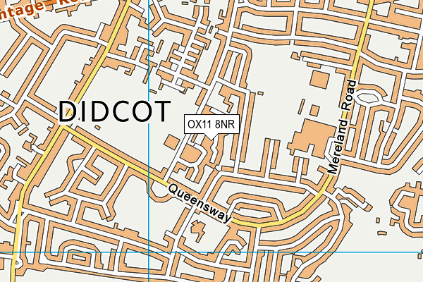 OX11 8NR map - OS VectorMap District (Ordnance Survey) OX11 8NR map - OS VectorMap District (Ordnance Survey)