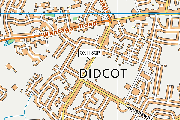 OX11 8QP map - OS VectorMap District (Ordnance Survey) OX11 8QP map - OS VectorMap District (Ordnance Survey)