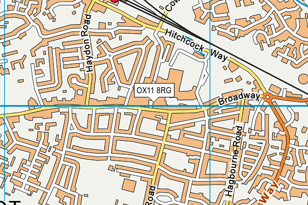 OX11 8RG map - OS VectorMap District (Ordnance Survey) OX11 8RG map - OS VectorMap District (Ordnance Survey)