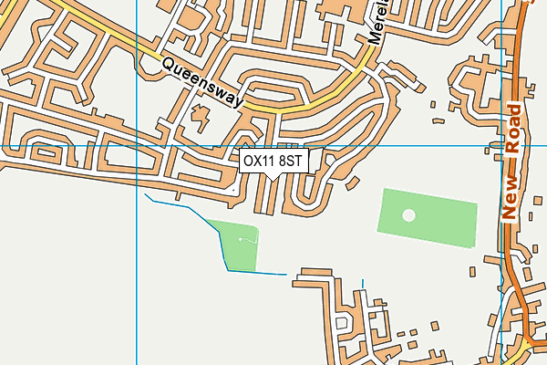 OX11 8ST map - OS VectorMap District (Ordnance Survey) OX11 8ST map - OS VectorMap District (Ordnance Survey)
