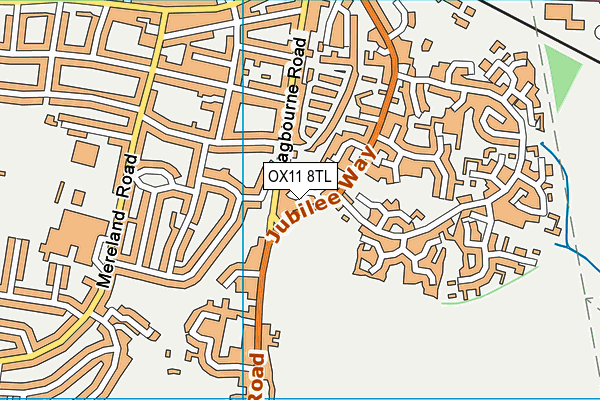 OX11 8TL map - OS VectorMap District (Ordnance Survey) OX11 8TL map - OS VectorMap District (Ordnance Survey)