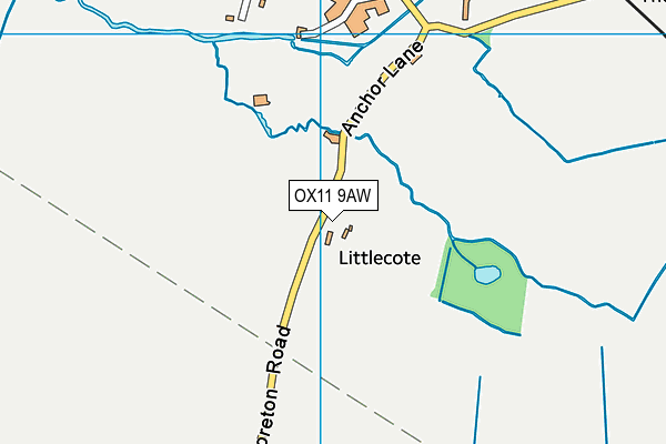 OX11 9AW map - OS VectorMap District (Ordnance Survey) OX11 9AW map - OS VectorMap District (Ordnance Survey)