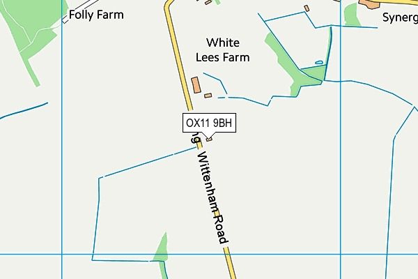 OX11 9BH map - OS VectorMap District (Ordnance Survey) OX11 9BH map - OS VectorMap District (Ordnance Survey)