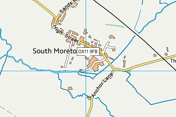 OX11 9FB map - OS VectorMap District (Ordnance Survey) OX11 9FB map - OS VectorMap District (Ordnance Survey)