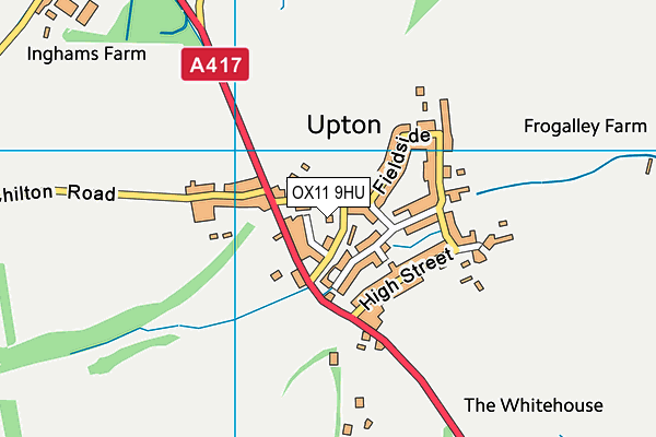 OX11 9HU map - OS VectorMap District (Ordnance Survey) OX11 9HU map - OS VectorMap District (Ordnance Survey)