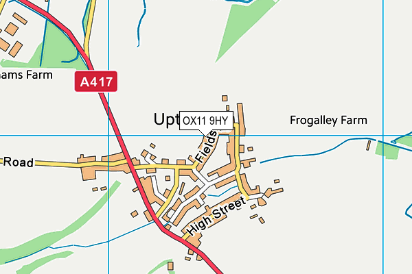 OX11 9HY map - OS VectorMap District (Ordnance Survey) OX11 9HY map - OS VectorMap District (Ordnance Survey)
