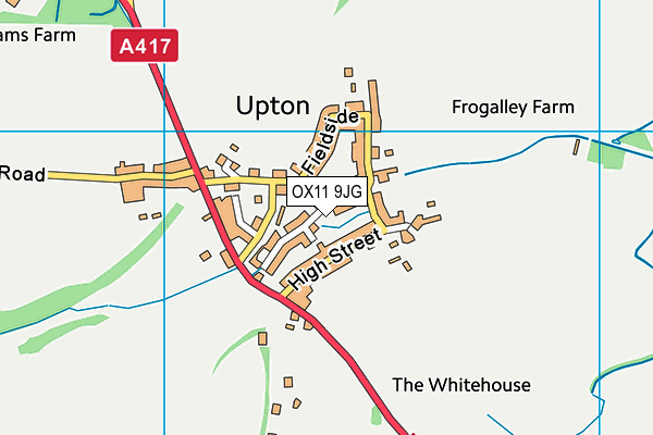 OX11 9JG map - OS VectorMap District (Ordnance Survey) OX11 9JG map - OS VectorMap District (Ordnance Survey)