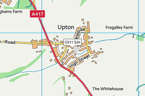 OX11 9JH map - OS VectorMap District (Ordnance Survey) OX11 9JH map - OS VectorMap District (Ordnance Survey)