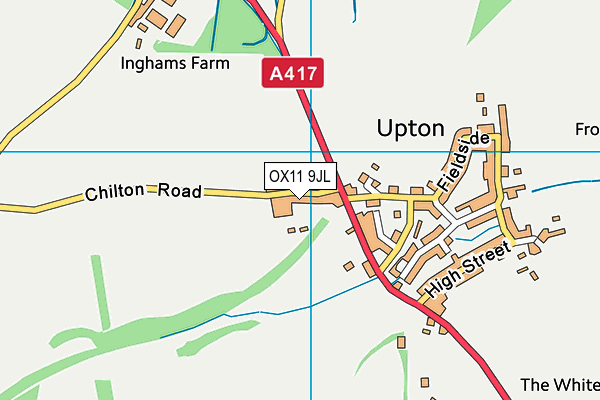 OX11 9JL map - OS VectorMap District (Ordnance Survey) OX11 9JL map - OS VectorMap District (Ordnance Survey)