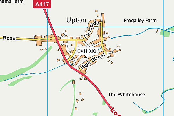 OX11 9JQ map - OS VectorMap District (Ordnance Survey) OX11 9JQ map - OS VectorMap District (Ordnance Survey)