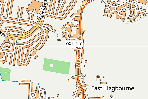 OX11 9JY map - OS VectorMap District (Ordnance Survey) OX11 9JY map - OS VectorMap District (Ordnance Survey)