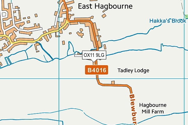 OX11 9LG map - OS VectorMap District (Ordnance Survey) OX11 9LG map - OS VectorMap District (Ordnance Survey)