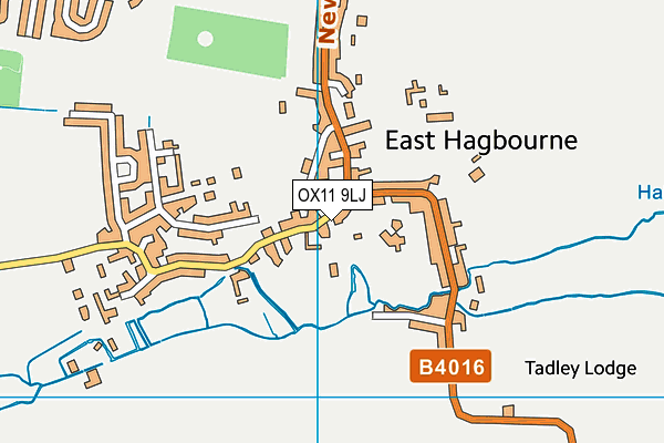 OX11 9LJ map - OS VectorMap District (Ordnance Survey) OX11 9LJ map - OS VectorMap District (Ordnance Survey)