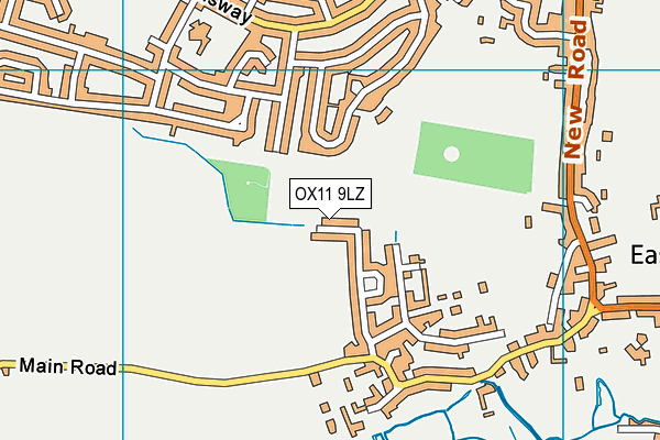 OX11 9LZ map - OS VectorMap District (Ordnance Survey) OX11 9LZ map - OS VectorMap District (Ordnance Survey)
