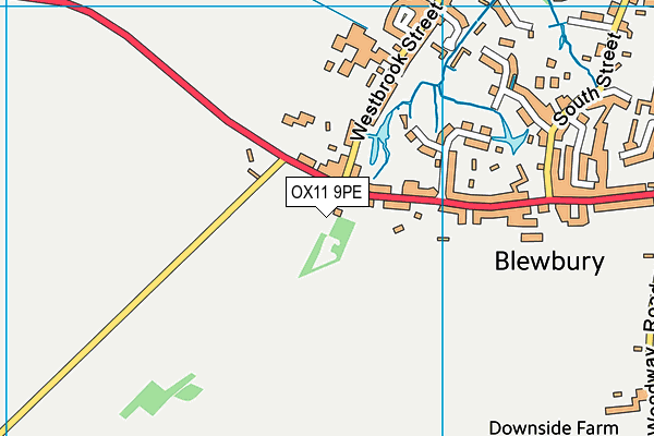 OX11 9PE map - OS VectorMap District (Ordnance Survey) OX11 9PE map - OS VectorMap District (Ordnance Survey)