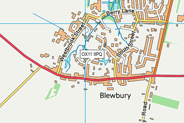 OX11 9PQ map - OS VectorMap District (Ordnance Survey)