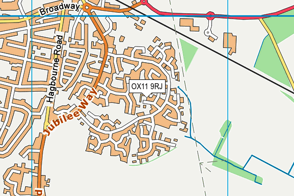 OX11 9RJ map - OS VectorMap District (Ordnance Survey) OX11 9RJ map - OS VectorMap District (Ordnance Survey)