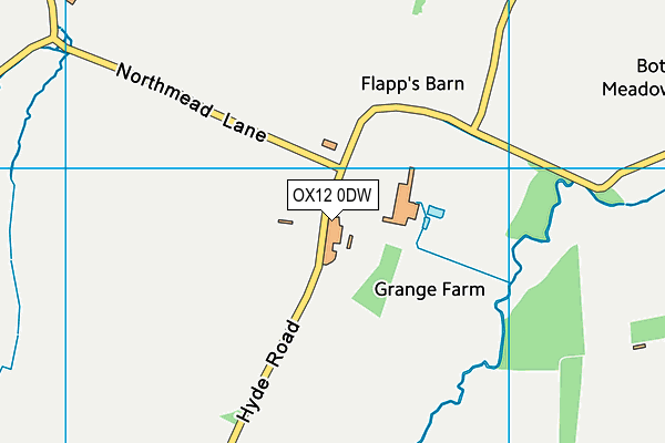 OX12 0DW map - OS VectorMap District (Ordnance Survey) OX12 0DW map - OS VectorMap District (Ordnance Survey)
