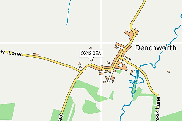 OX12 0EA map - OS VectorMap District (Ordnance Survey) OX12 0EA map - OS VectorMap District (Ordnance Survey)