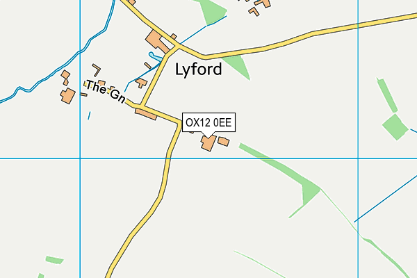 OX12 0EE map - OS VectorMap District (Ordnance Survey) OX12 0EE map - OS VectorMap District (Ordnance Survey)