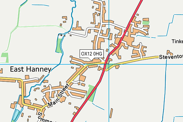 OX12 0HG map - OS VectorMap District (Ordnance Survey) OX12 0HG map - OS VectorMap District (Ordnance Survey)