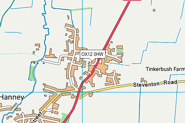 OX12 0HW map - OS VectorMap District (Ordnance Survey) OX12 0HW map - OS VectorMap District (Ordnance Survey)