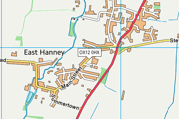 OX12 0HX map - OS VectorMap District (Ordnance Survey) OX12 0HX map - OS VectorMap District (Ordnance Survey)