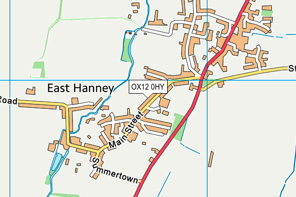 OX12 0HY map - OS VectorMap District (Ordnance Survey) OX12 0HY map - OS VectorMap District (Ordnance Survey)