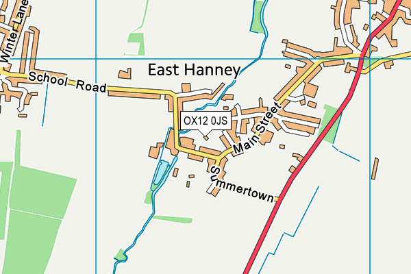 OX12 0JS map - OS VectorMap District (Ordnance Survey) OX12 0JS map - OS VectorMap District (Ordnance Survey)